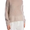 SWEATER SAISON DU VENT MOHAIR TAUPE