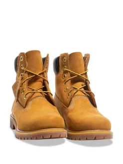 TIMBERLAND BOOTS PREMIUM 6 INCH LACE UP WATERPROOF WHEAT