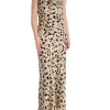 TWIST & TANGO DRESS DISA SATIN ABSTRACT LEO PRINT