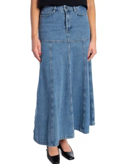 TWIST & TANGO SKIRT SHERRY DENIM DK BLUE WASH