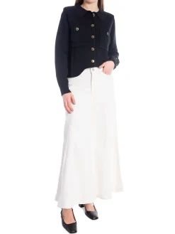 TWIST & TANGO SKIRT SHERRY DENIM OFF WHITE