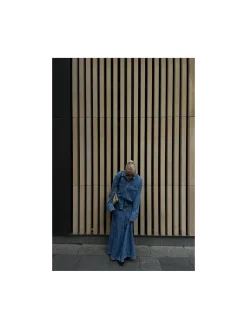 TWIST & TANGO SKIRT SHERRY DENIM DK BLUE WASH