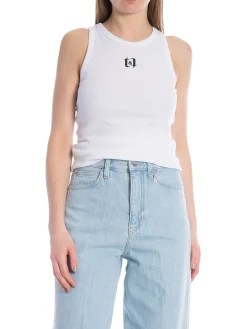 TWIST & TANGO TOP AZRA LOGO TANK WHITE