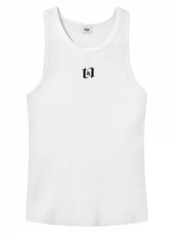 TWIST & TANGO TOP AZRA LOGO TANK WHITE