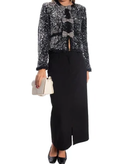 Y.A.S CARDIGAN YASBOW SHOW BLACK