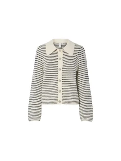 Y.A.S CARDIGAN YASFANTO LS KNIT GARDENIA