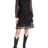Y.A.S DRESS YASALBERTA LS NEW LACE BLACK