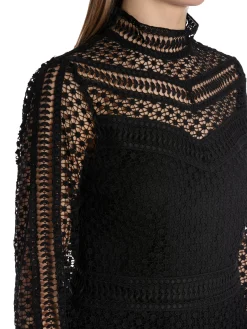 Y.A.S DRESS YASALBERTA LS NEW LACE BLACK