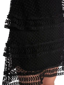 Y.A.S DRESS YASALBERTA LS NEW LACE BLACK