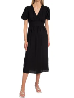 YAS DRESS YASCLEMA MIDI DRESS BLACK