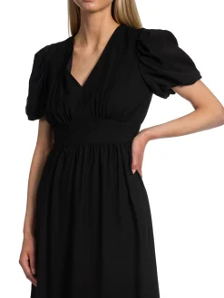 YAS DRESS YASCLEMA MIDI DRESS BLACK