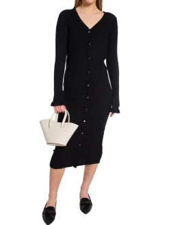 Y.A.S DRESS YASEASE LS KNIT BLACK