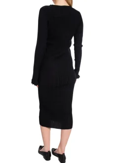 Y.A.S DRESS YASEASE LS KNIT BLACK