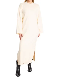 Y.A.S DRESS YASELMA LS LONG KNIT BIRCH