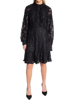 Y.A.S DRESS YASSTILLA LS LACE BLACK