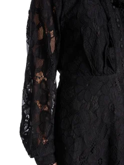 Y.A.S DRESS YASSTILLA LS LACE BLACK