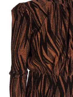 Y.A.S DRESS YASYEN LS MIDI BLACK