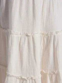 YAS KJOL YASCAPUCINA HW MAXI STAR WHITE