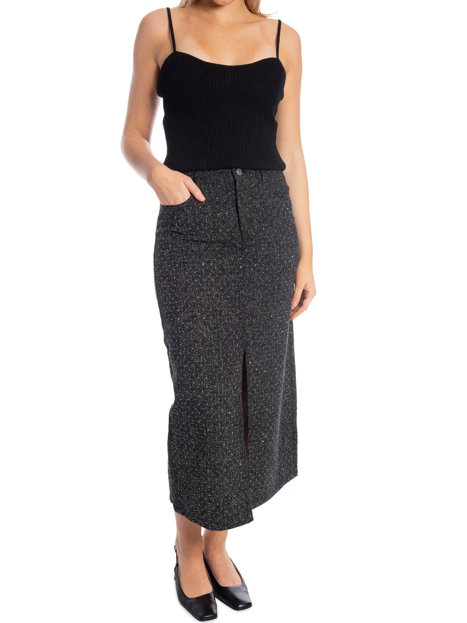 Y.A.S SKIRT YASRIVU HMW ANKLE BLACK