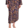 Y.A.S SKIRT YASSWIRL HW PLEATED MIDI MOCHA MOUSSE SWIRL PRINT