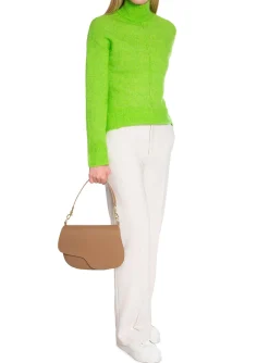 Y.A.S SWEATER YASNELLOSEAM JASMINE GREEN