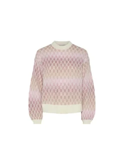 Y.A.S SWEATER YASSPACE LS KNIT SANDSHELL