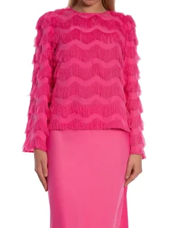 Y.A.S TOP RIA LS SANGRIA SUNSET