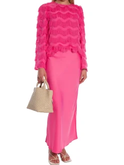 Y.A.S TOP RIA LS SANGRIA SUNSET