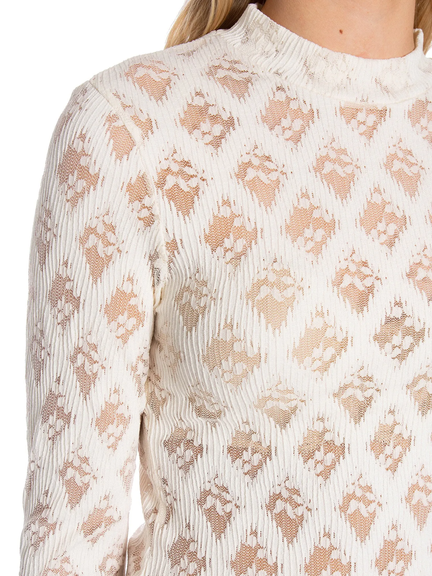 Y.A.S TOP YASANNIS LS HIGH NECK BIRCH