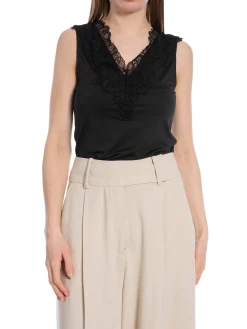 Y.A.S TOP YASLORI SL LACE BLACK