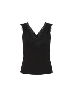 Y.A.S TOP YASLORI SL LACE BLACK