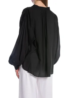 YAYA BLOUSE OVERSIZED BLACK