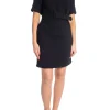 YAYA DRESS SHORT DRESS WITH BELT BLACK