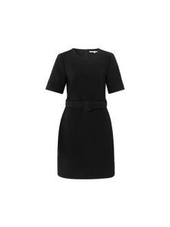 YAYA DRESS SHORT DRESS WITH BELT BLACK