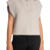 YAYA VEST SLEEVELESS FLUFFY DOVE GRAY